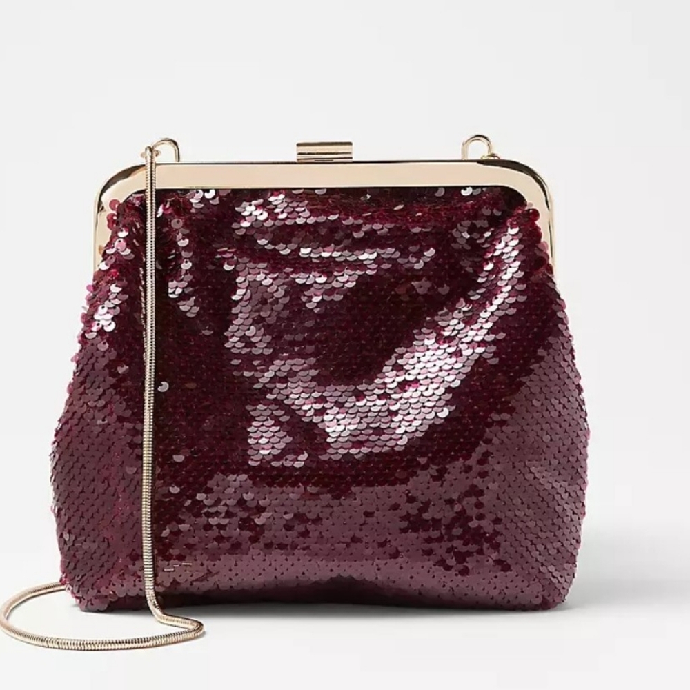 Sequin Clutch Bag